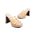 Travel Metallic Sandals