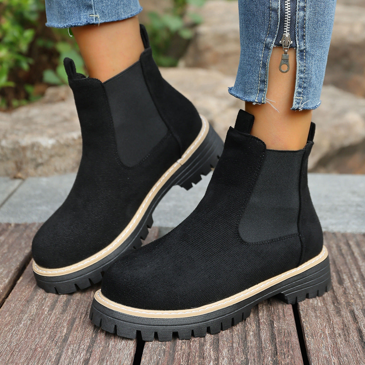 Soft Platform Boots