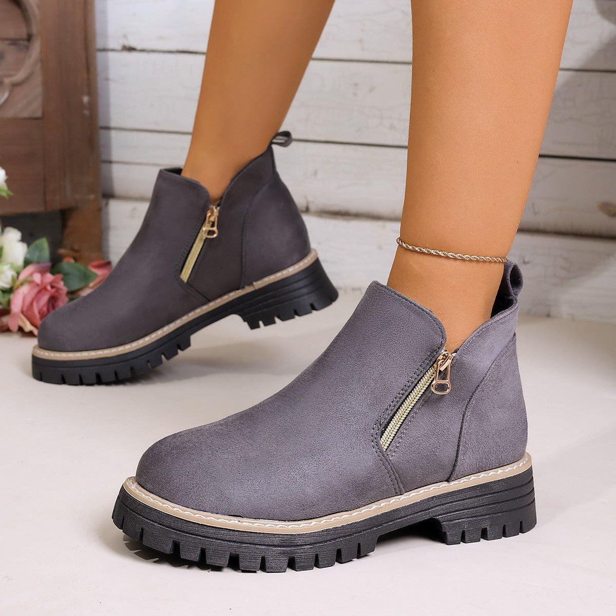 Travel Leather Boots