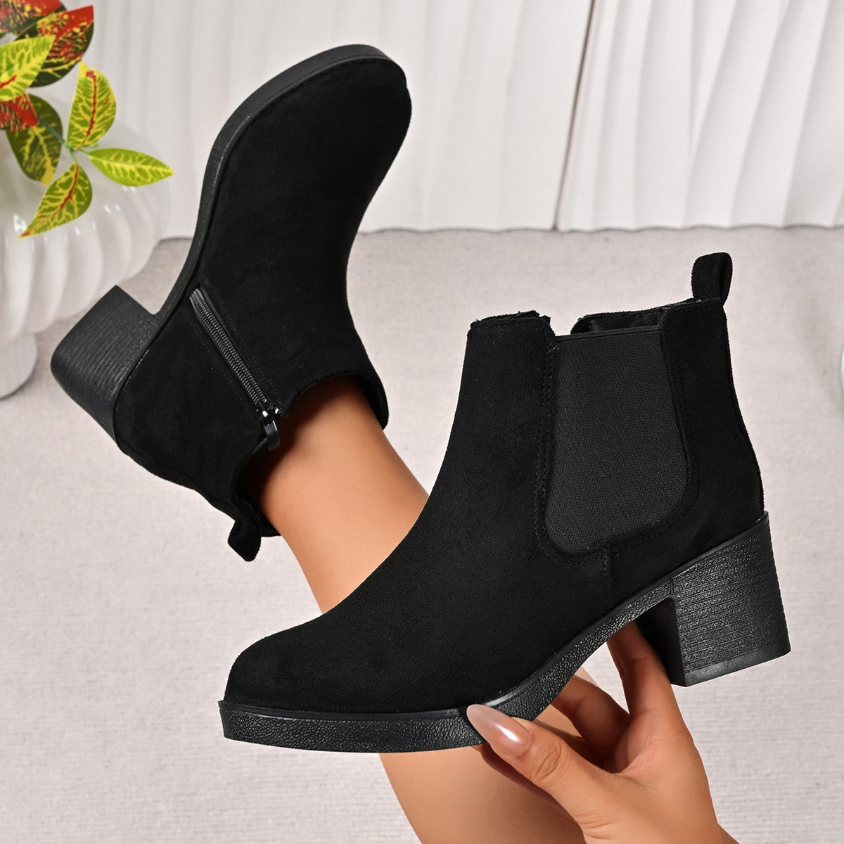 Clean Textured Boots
