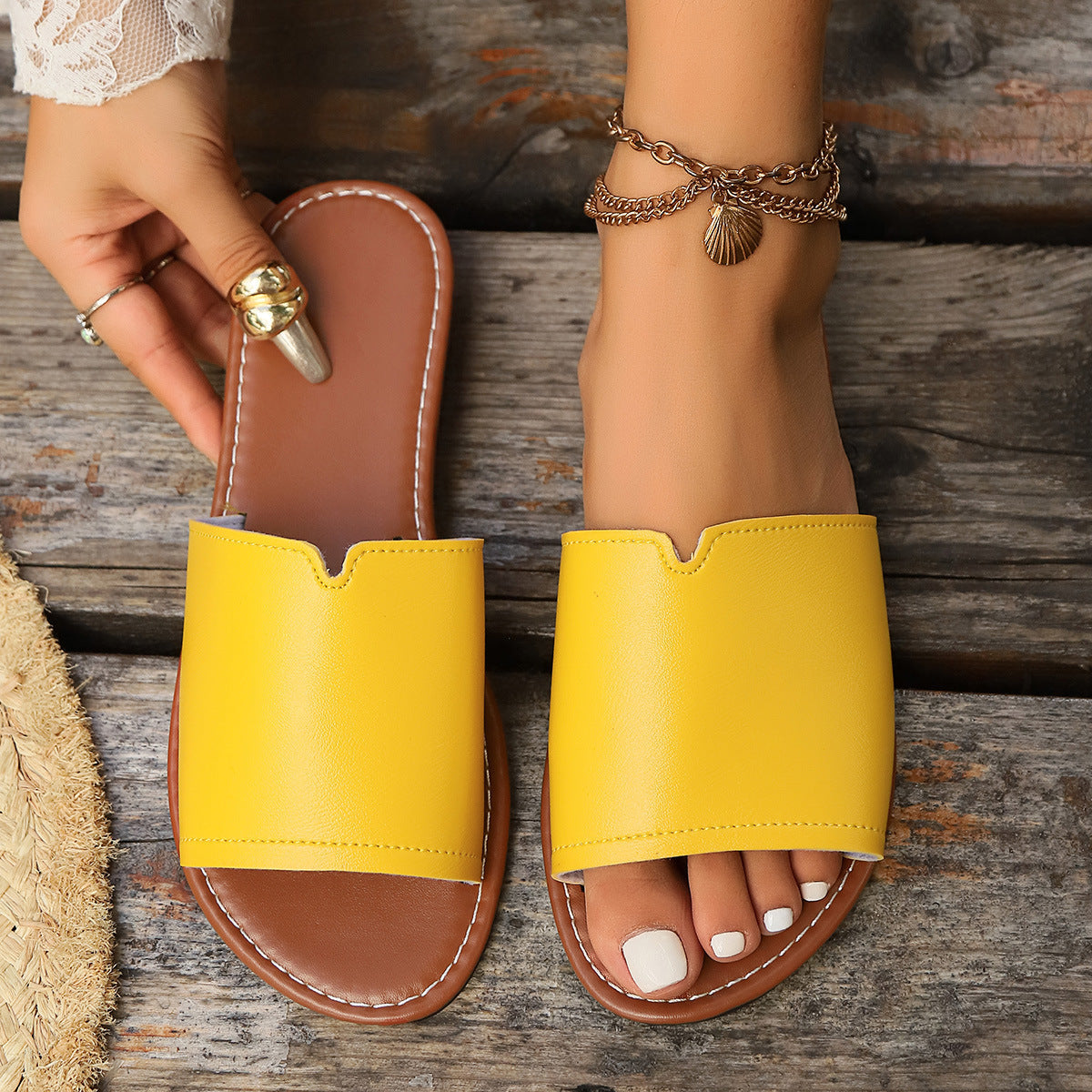 Resort Buckled Sandals