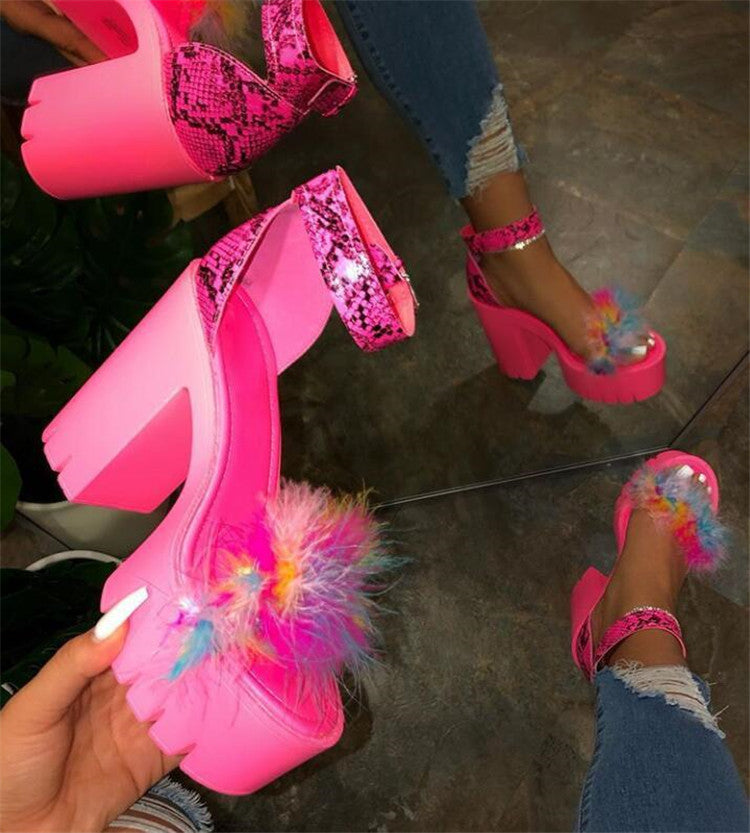 Clean Lace-Up Sandals