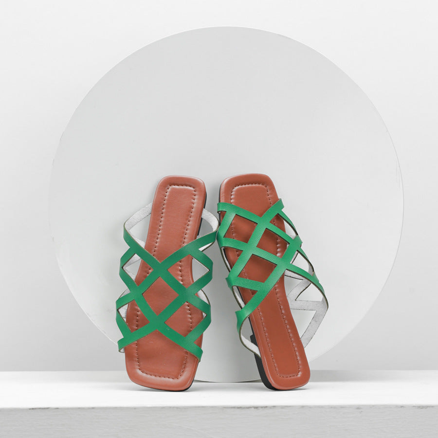 Sunny Metallic Sandals