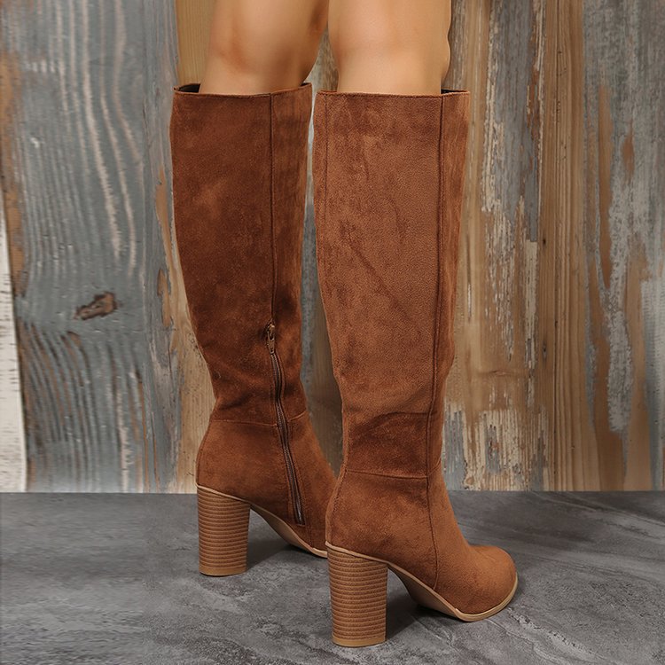Airy Block-Heel Boots
