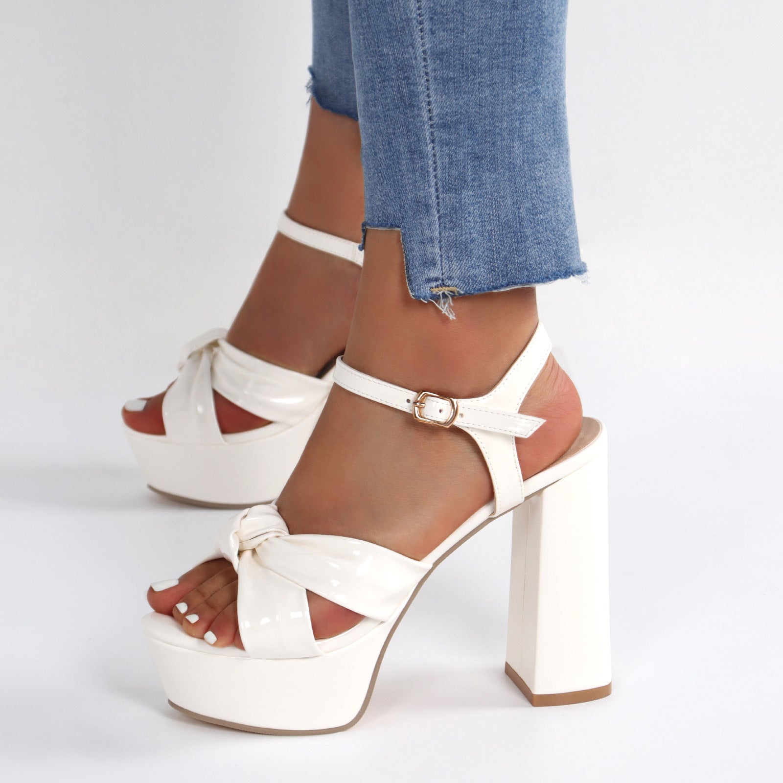 Relaxed Lace-Up Sandals