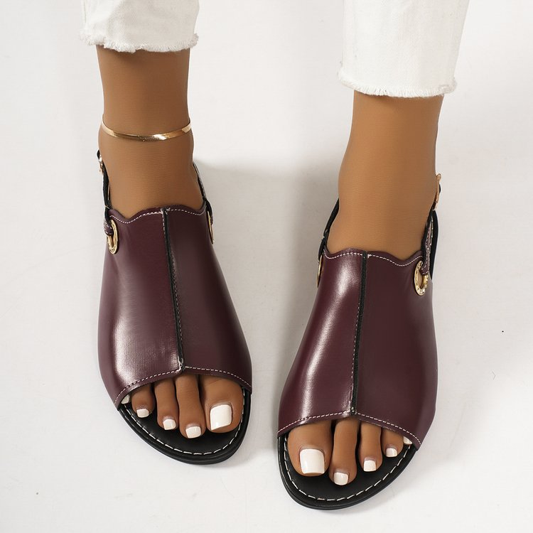 Summer Metallic Sandals