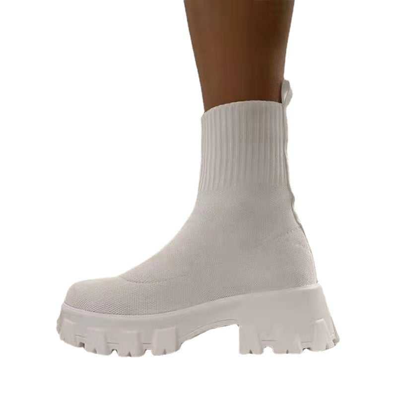 Modern Faux-Suede Boots