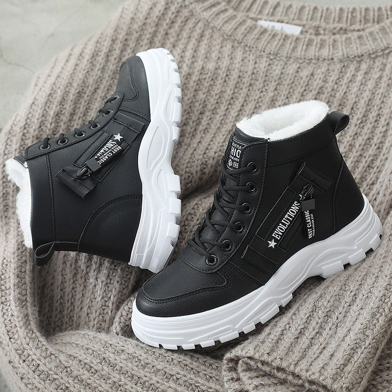 Casual Faux-Suede Boots