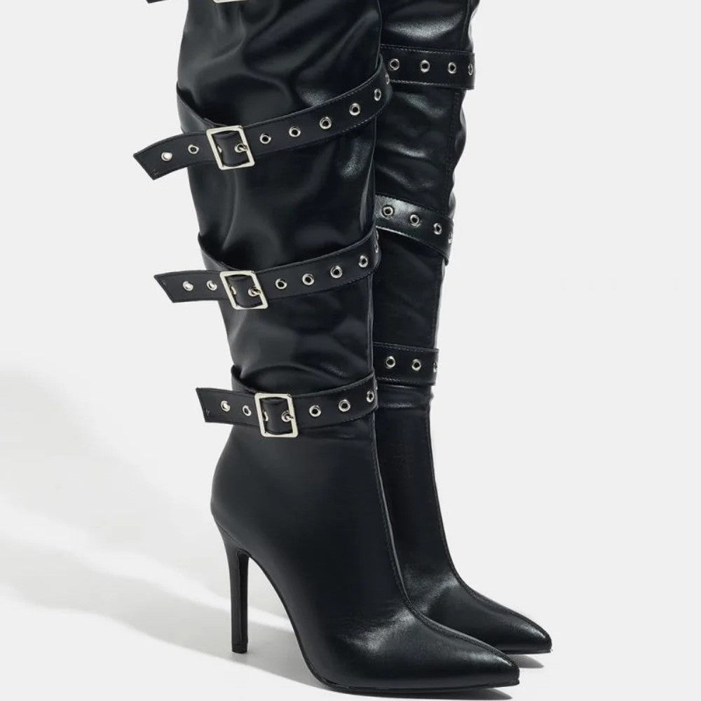 Walking Knee-High Boots