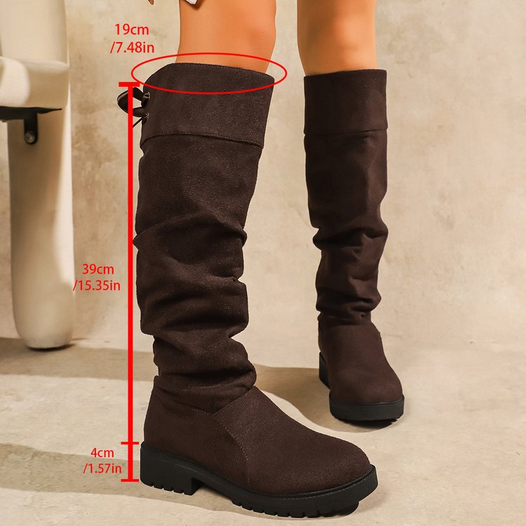 Relaxed Textured Boots