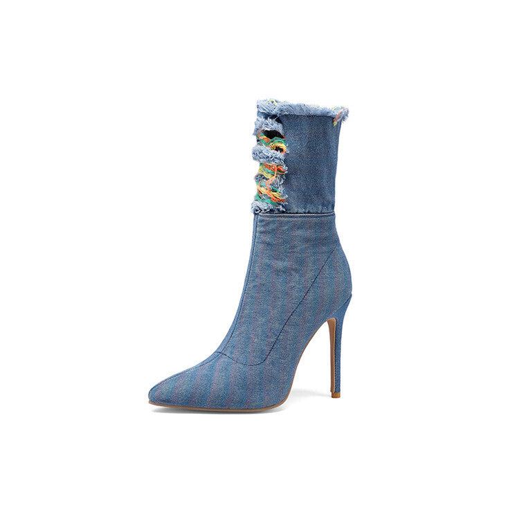 Walking Heeled Boots