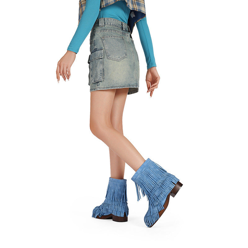 Warm Faux-Suede Boots