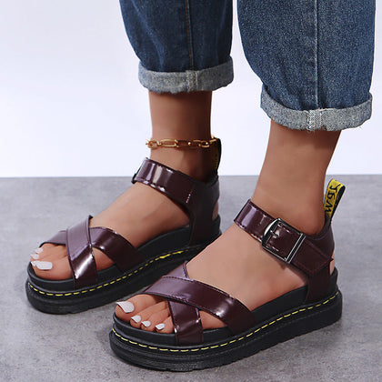 Relaxed Wedge Sandals