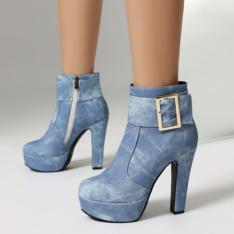 Natural Side-Zip Boots