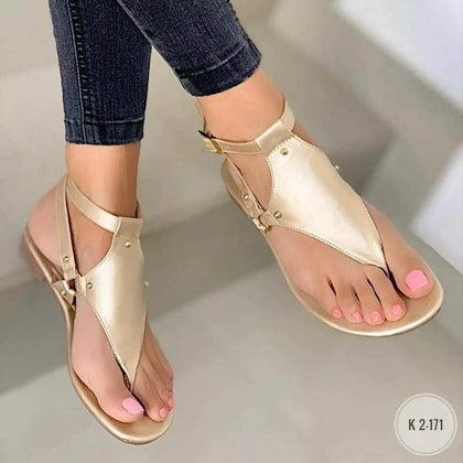 Vacation Metallic Sandals