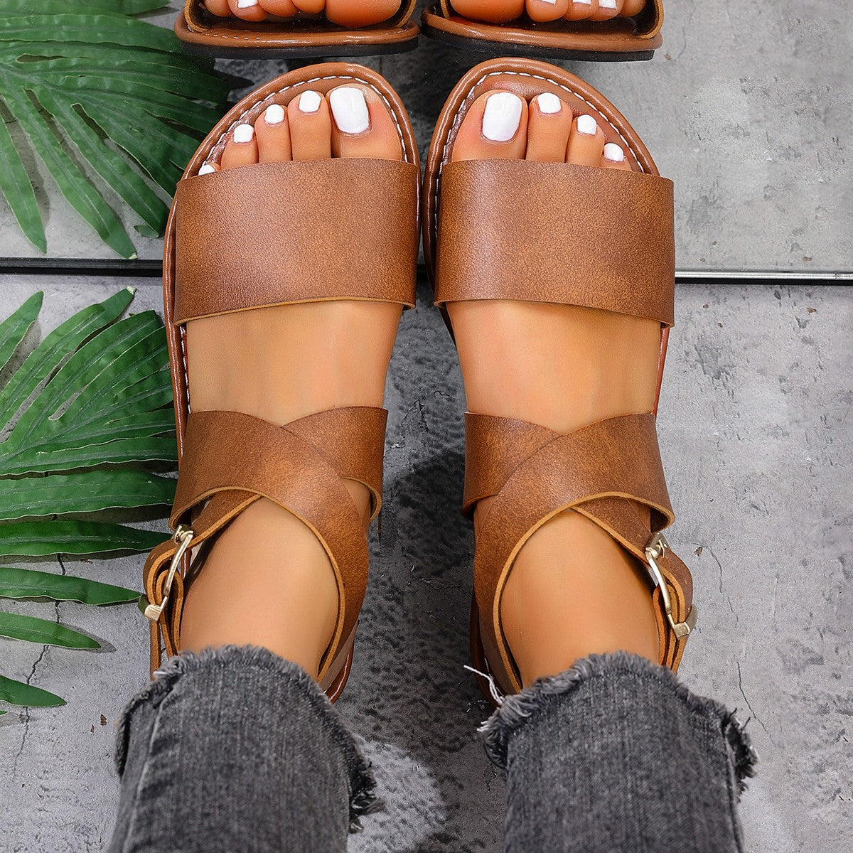 Classic Wedge Sandals