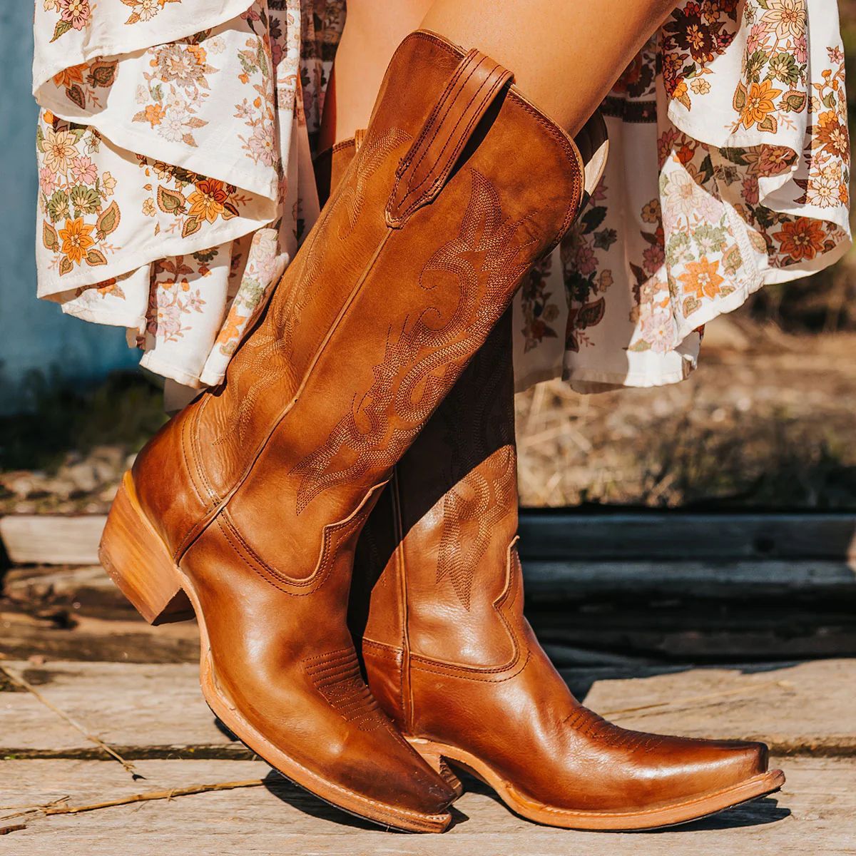 Vacation Block-Heel Boots