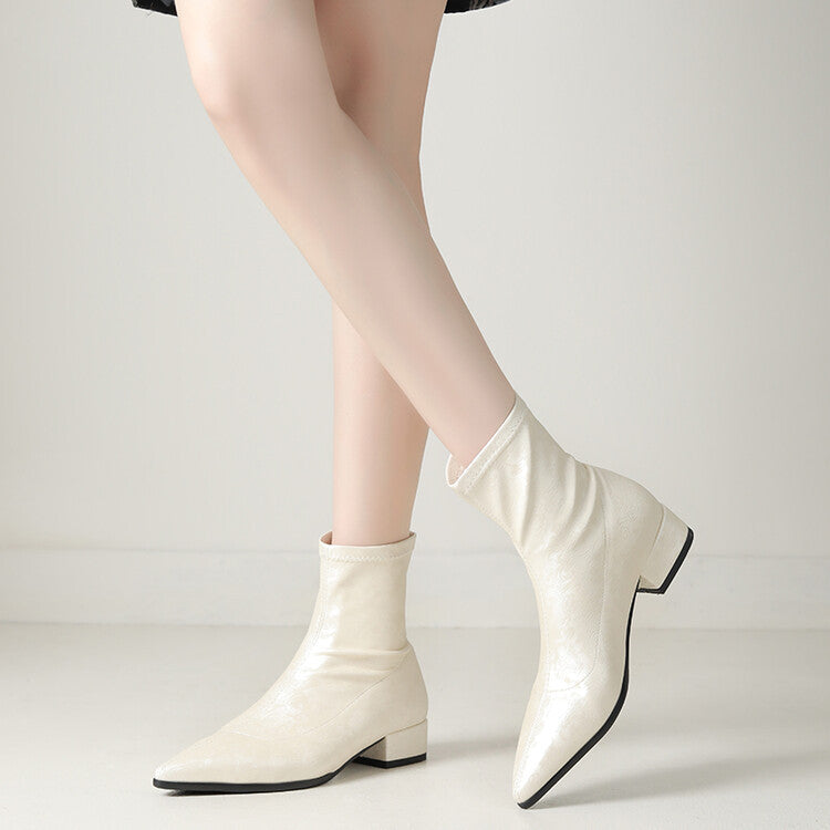 Clean Faux-Suede Boots