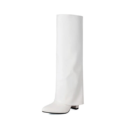 Natural Buckled Boots