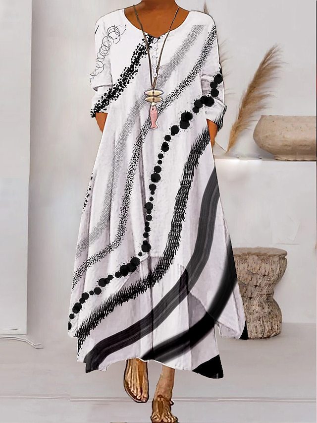 Cottage Printed Dress
