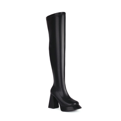Relaxed Zip-Up Boots