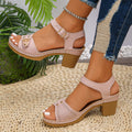 Casual Metallic Sandals