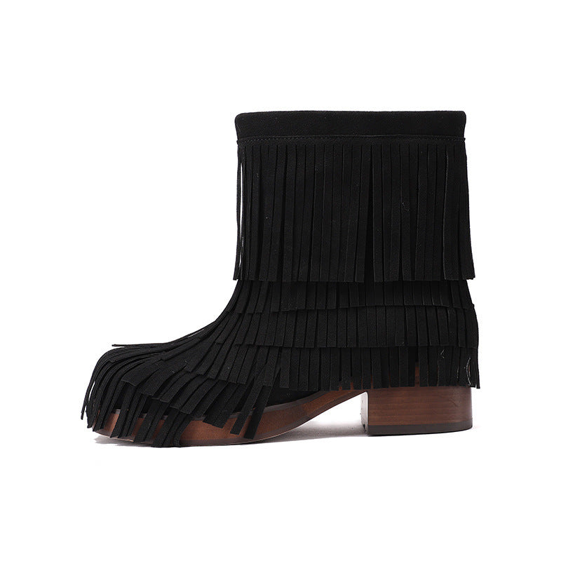 Warm Faux-Suede Boots