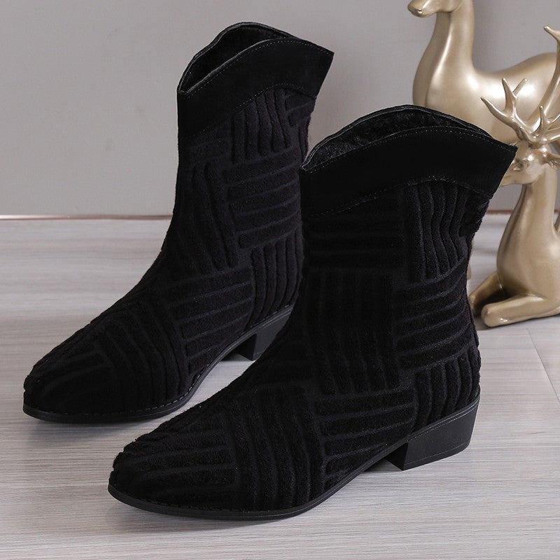 Simple Suede Boots