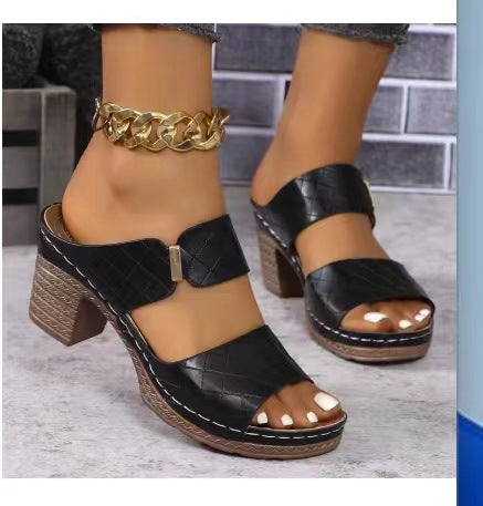Easy Raffia Sandals