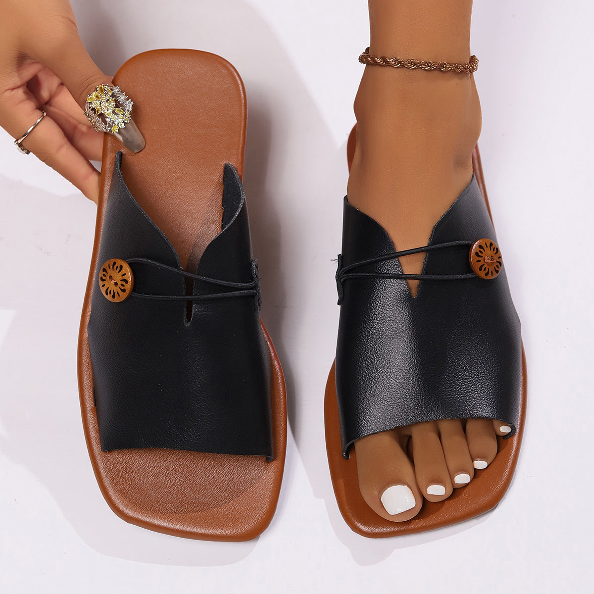 Vacation Slip-On Sandals
