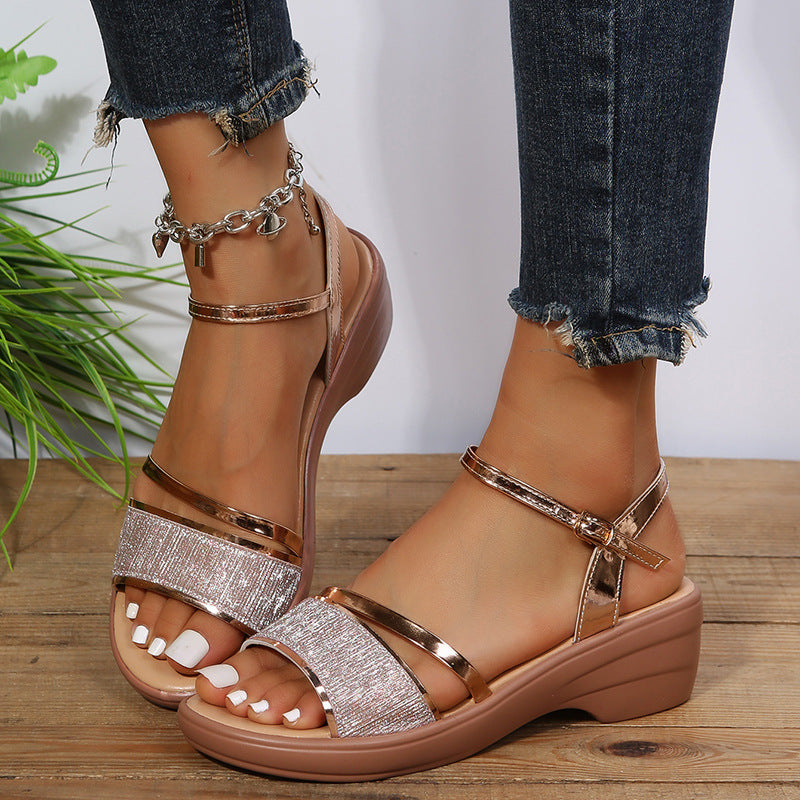 Relaxed Slide Sandals