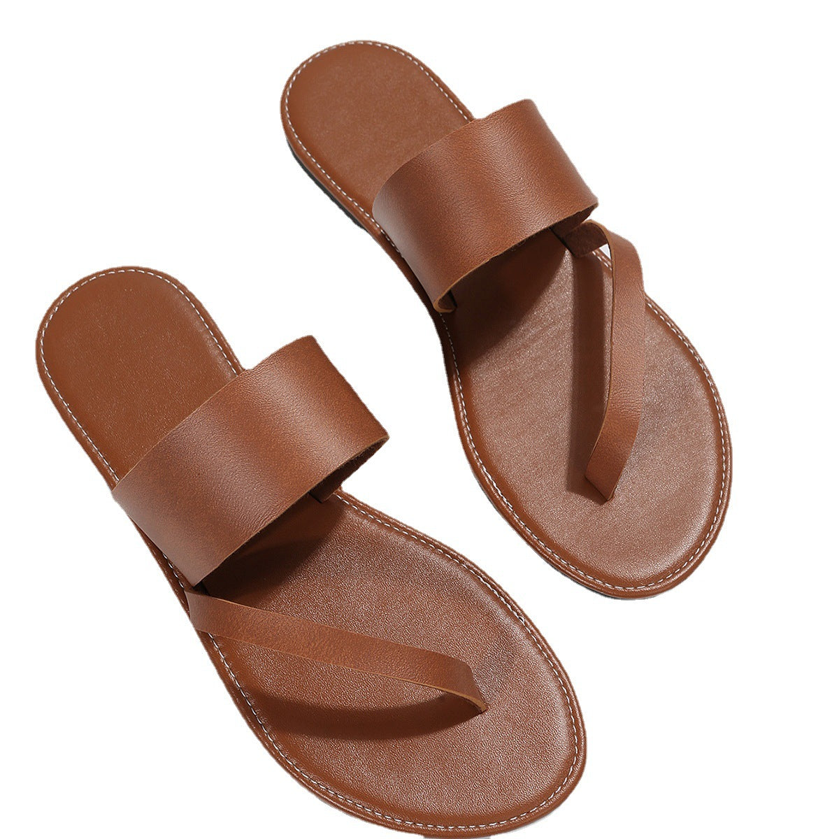 Relaxed Buckled Sandals