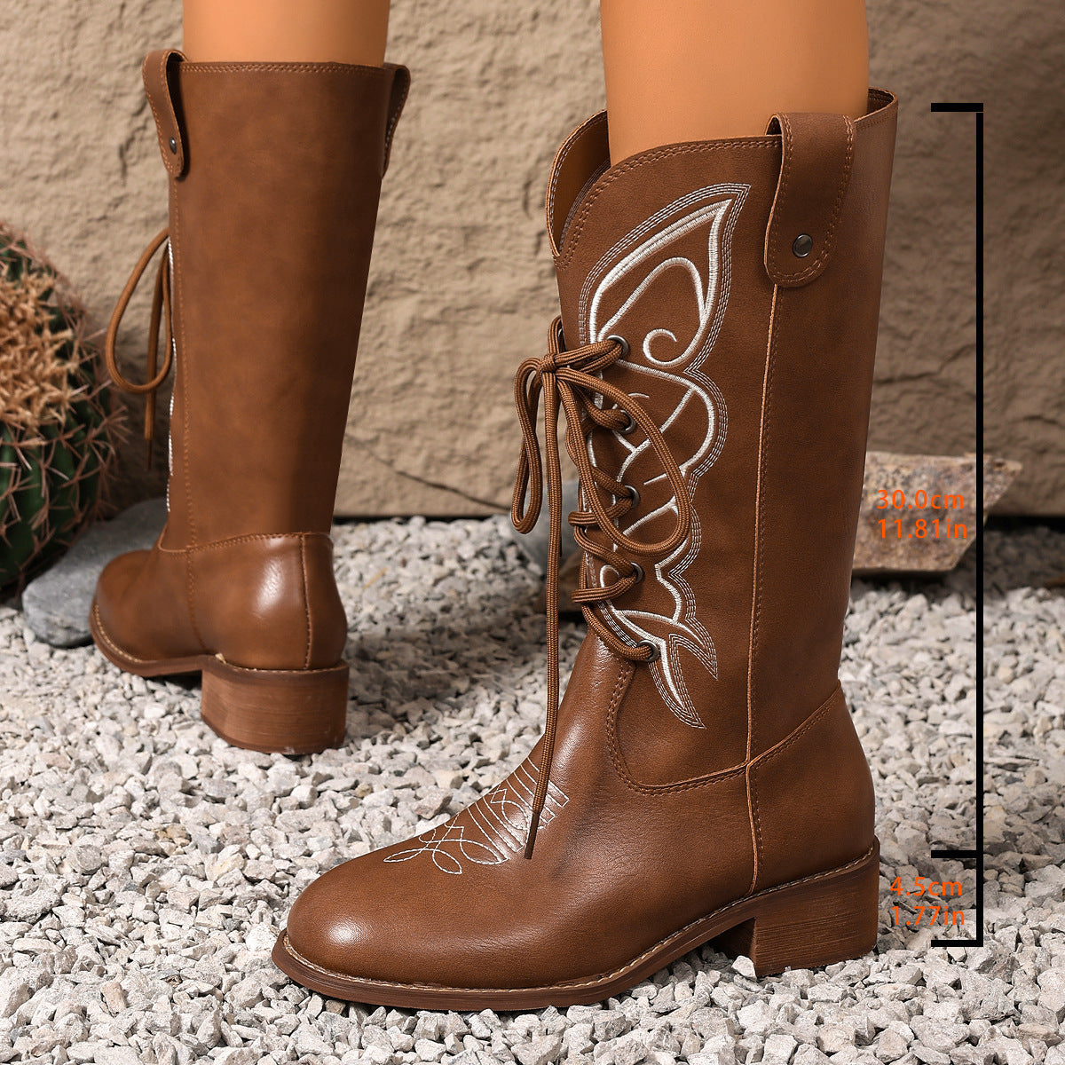 Warm Zip-Up Boots