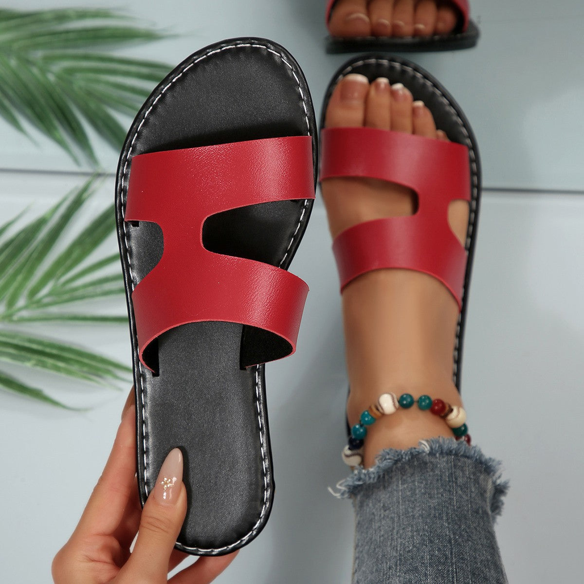Minimal Buckled Sandals