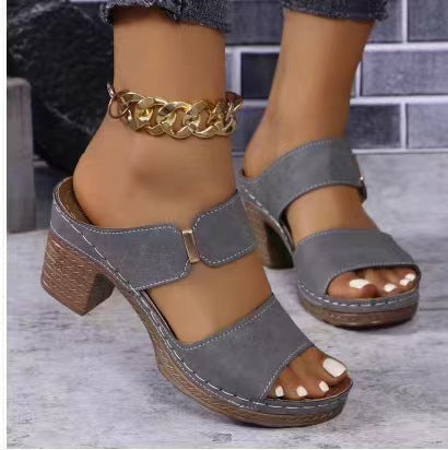 Easy Raffia Sandals