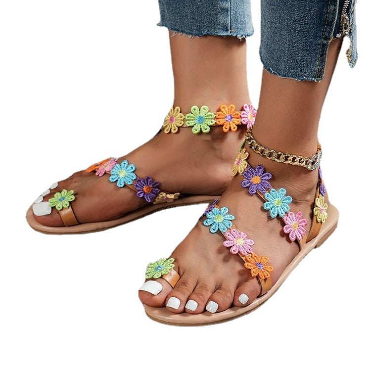 Clean Braided Sandals