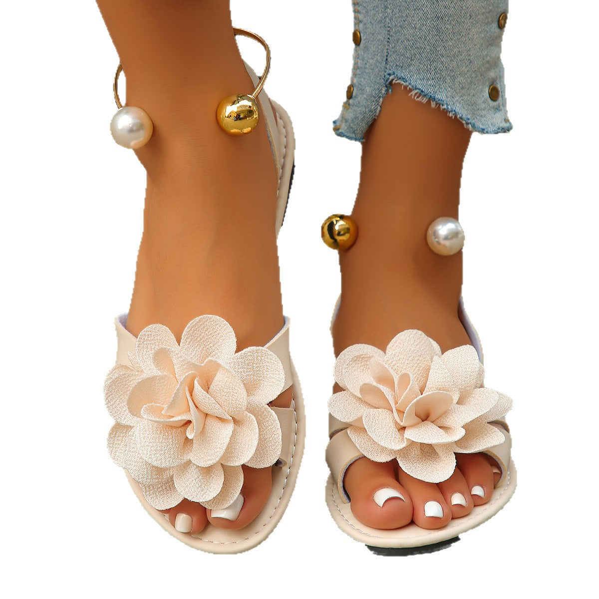Light Lace-Up Sandals