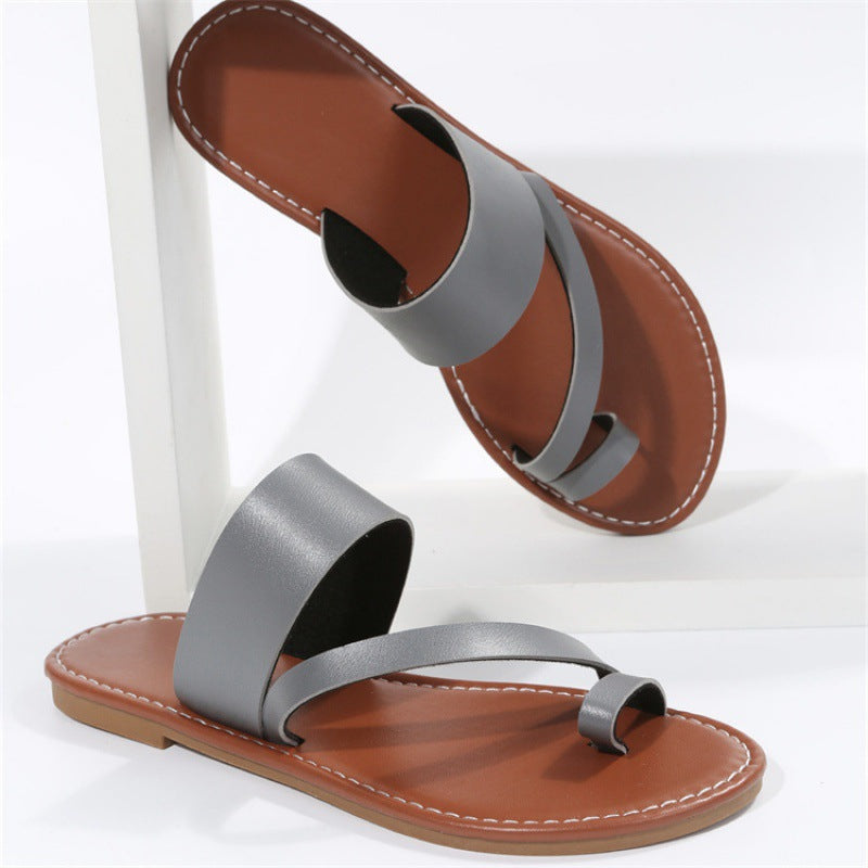 Walking Metallic Sandals