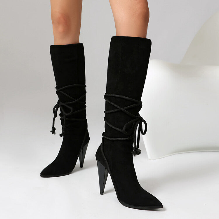 Beach Heeled Boots