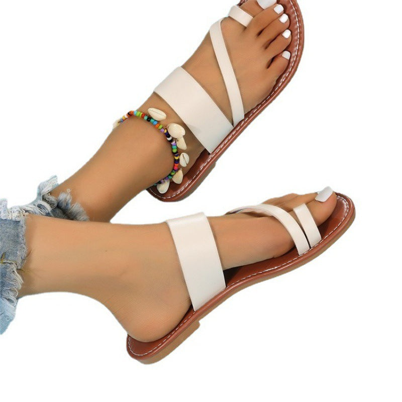 Walking Metallic Sandals