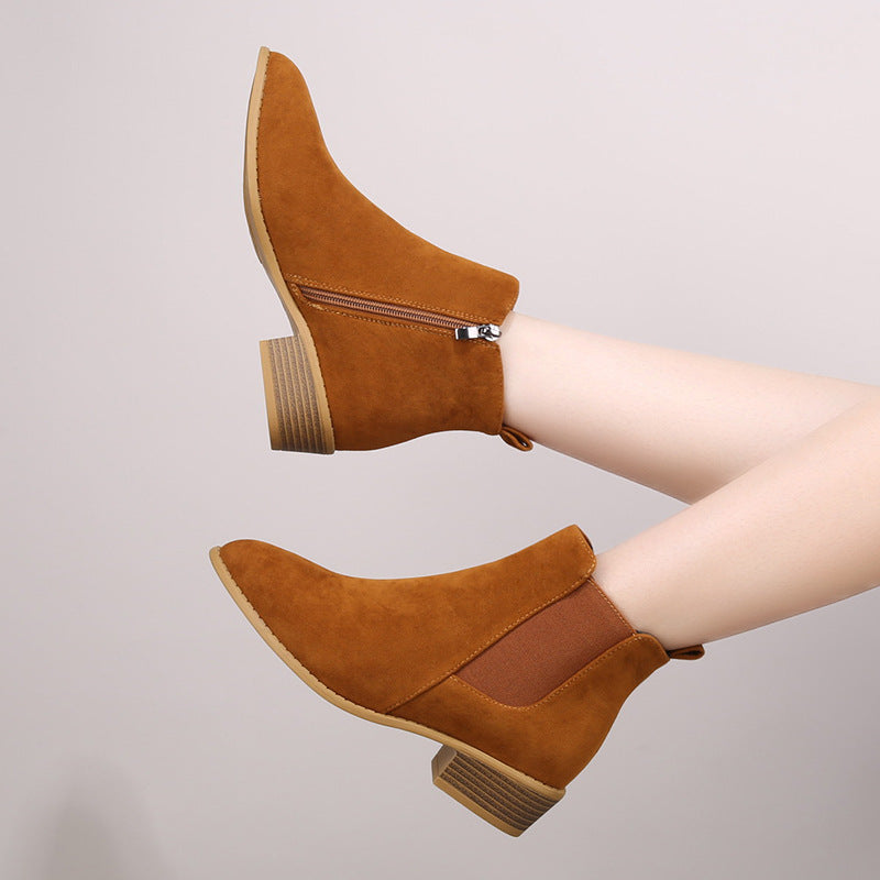 Comfortable Textured Boots
