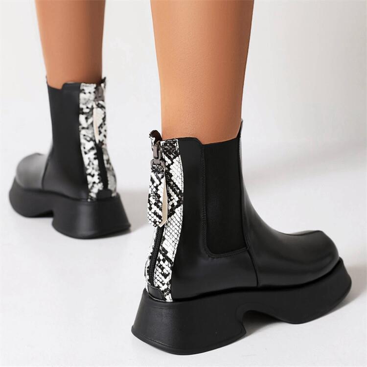 Sunny Zip-Up Boots