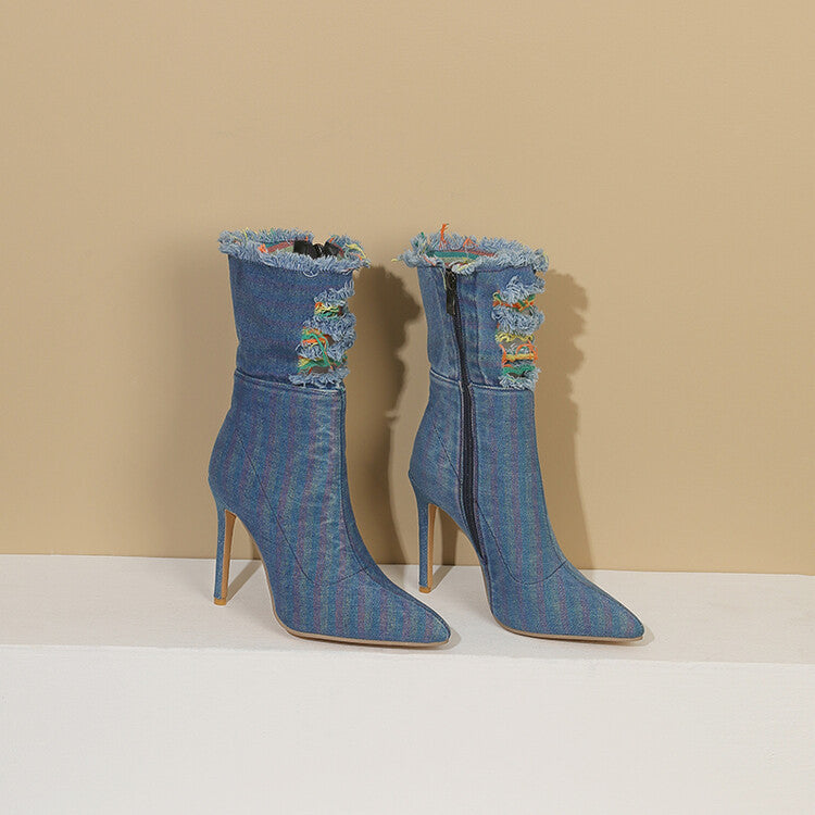 Walking Heeled Boots