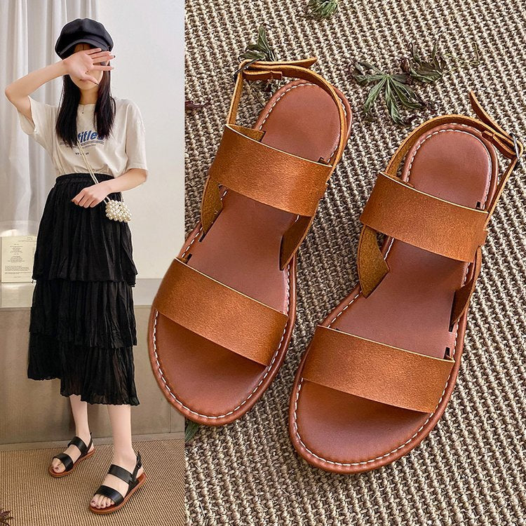 Weekend Buckled Sandals