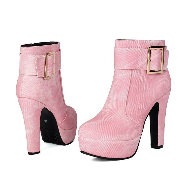 Natural Side-Zip Boots