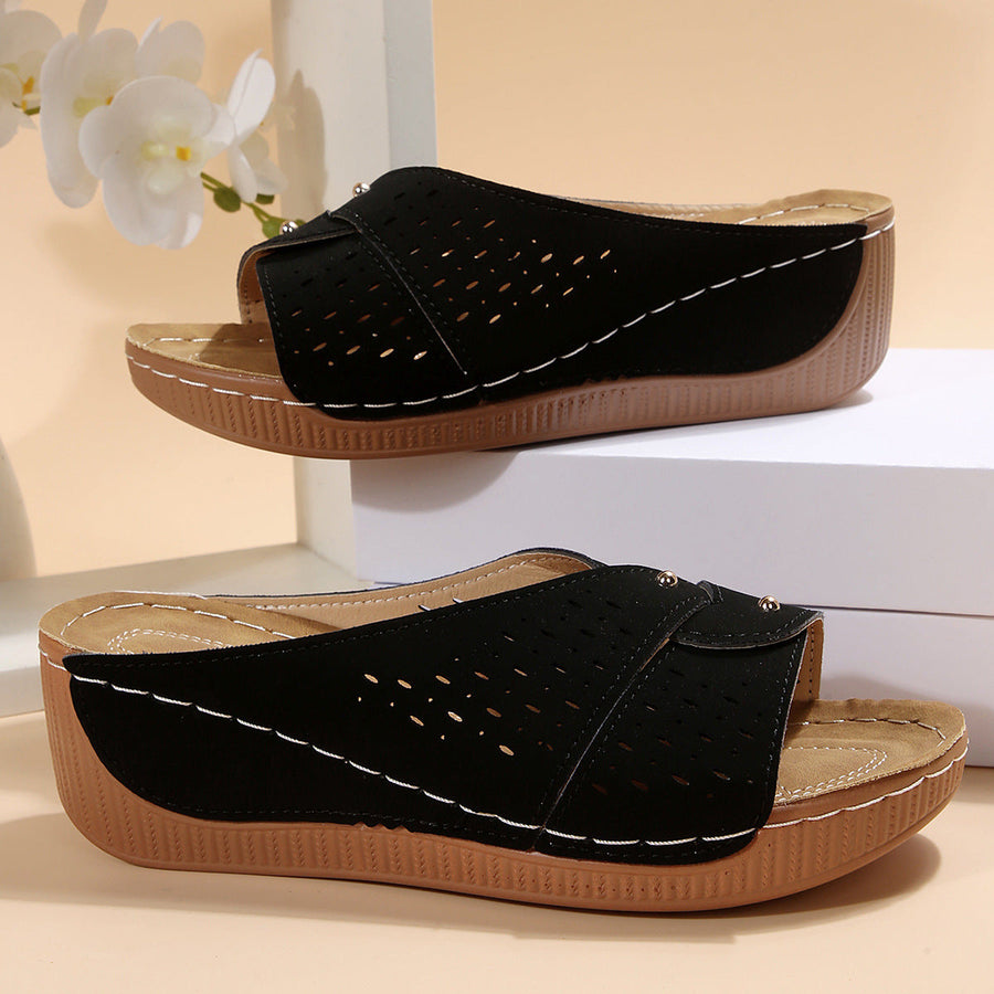 Vacation Metallic Sandals