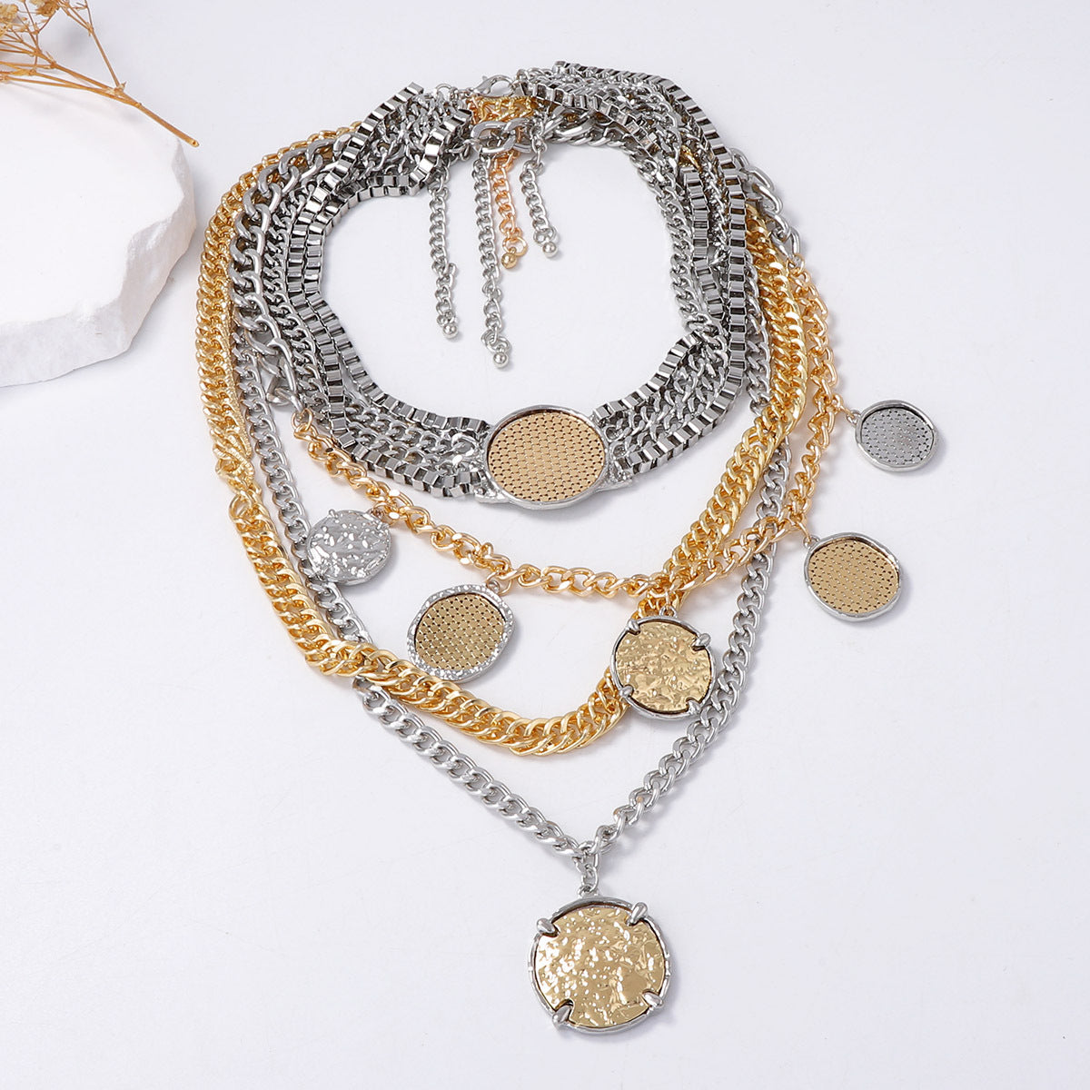 Airy Buttoned Set