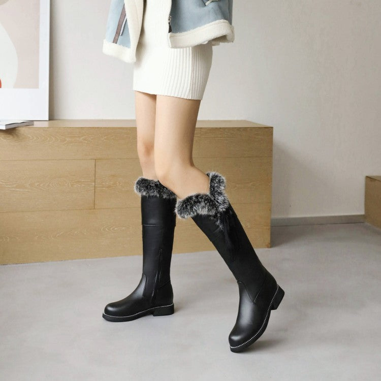 Simple Block-Heel Boots