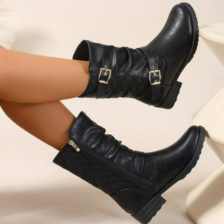 Light Zip-Up Boots