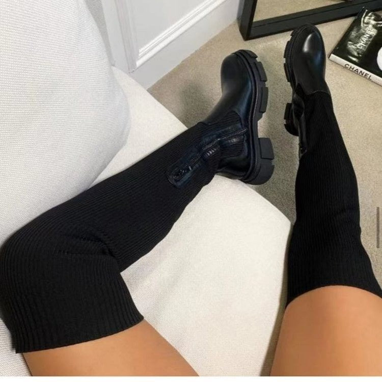 Relaxed Leather Boots
